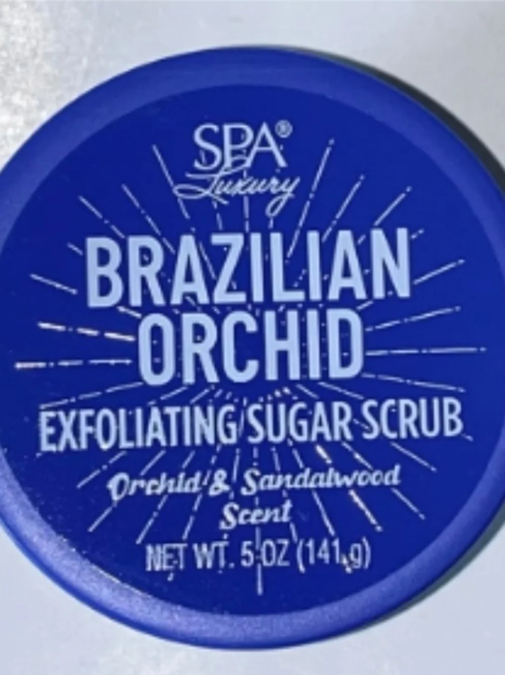 SPA Luxury Brazilian Orchid Exfoliating Sugar Scrub-5oz NEW!